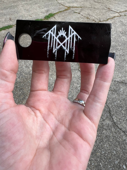 30oz or 40oz Sleep Token Tumbler Decorative “name plate”