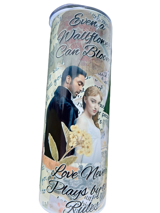 20oz Bridgerton Inspired Tumbler | Regency Romance featuring bridgerton regency romance inspired artwork