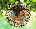 Leopard print / Desert vibes 8 inch Wind Spinner