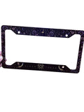 Sleep Token Inspired Floral License Plate Frame | Gothic Alternative Car Accessory