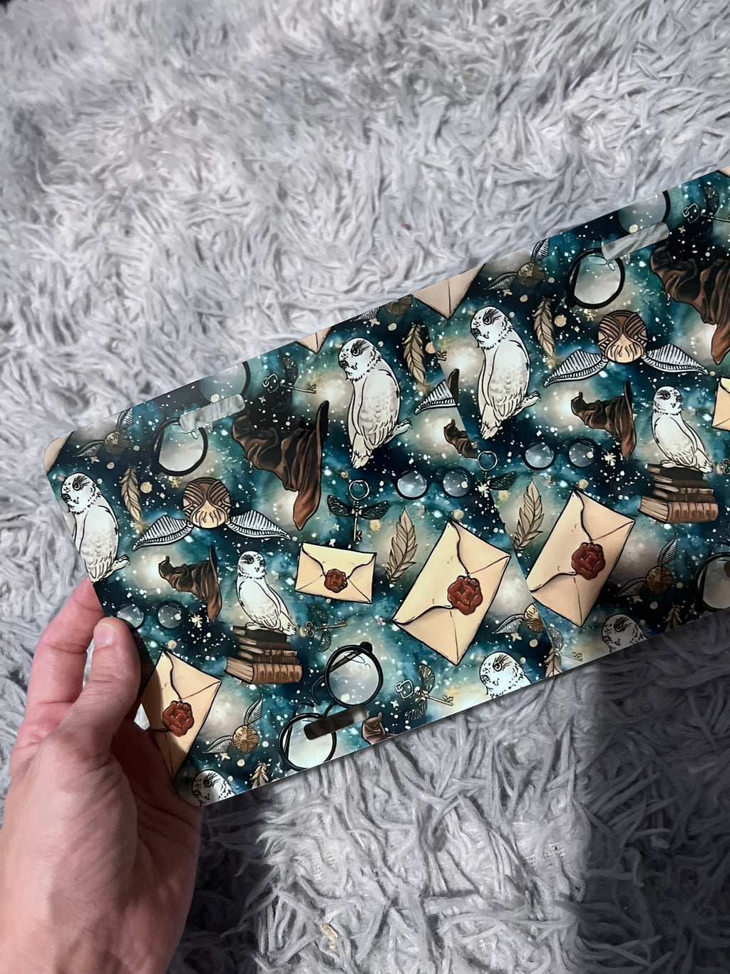 12x6 aluminum Harry Potter themed “Magical “ decorative license plate