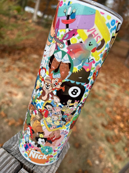 20oz I Love the 90s Tumbler | Nostalgia featuring 90s nostalgia inspired artwork