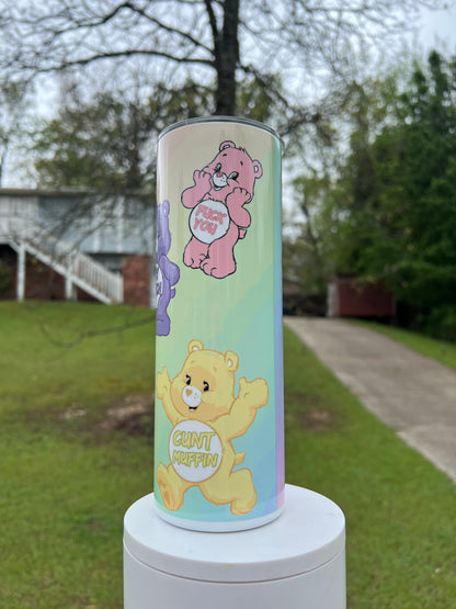 Swear Bears Tumbler | Cute & Sassy featuring swear bears cute sassy inspired artwork