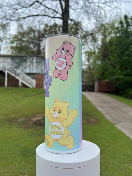 Swear Bears Tumbler | Cute & Sassy featuring swear bears cute sassy inspired artwork