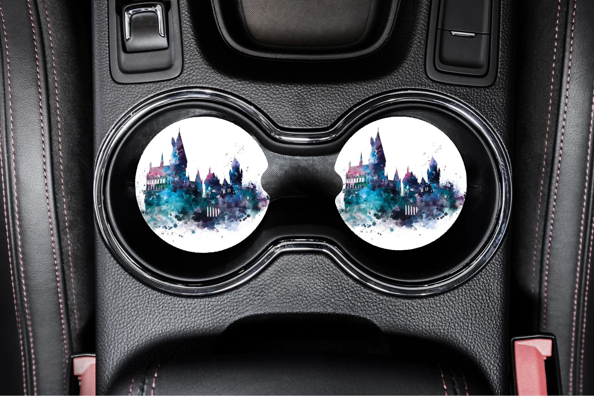 Hogwarts Car coaster set