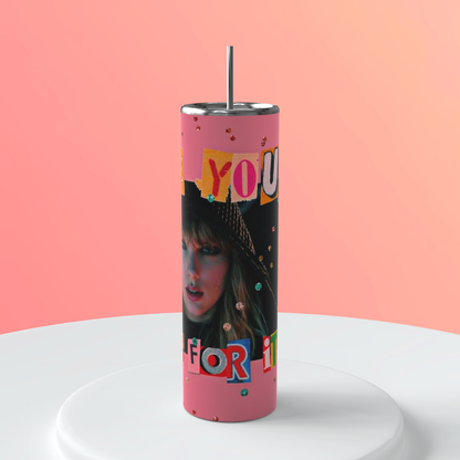 20oz Taylor Swift Tumbler | Are You Ready For It featuring taylor swift swiftie inspired artwork