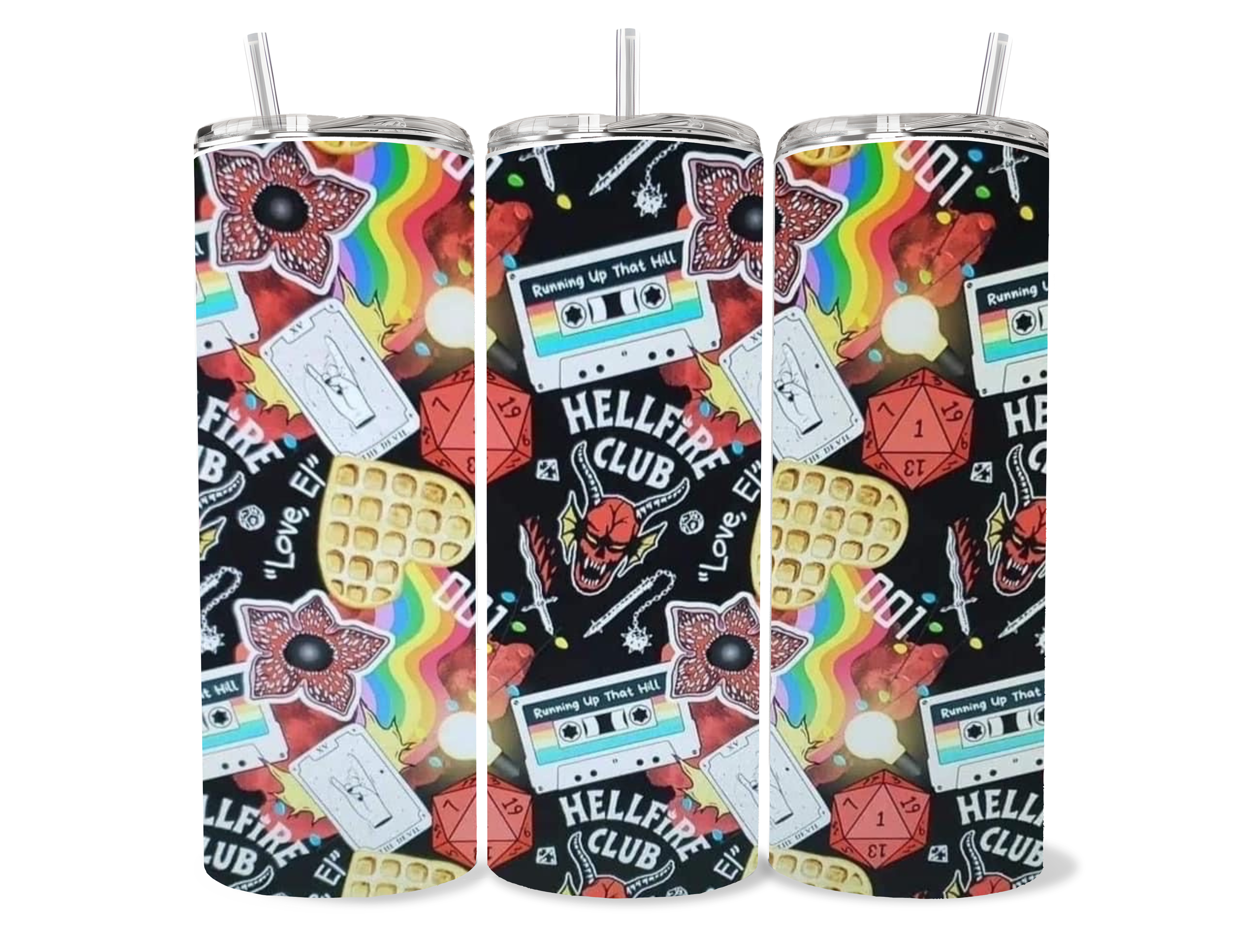 Fun Collage- “Stranger Things” themed tumbler