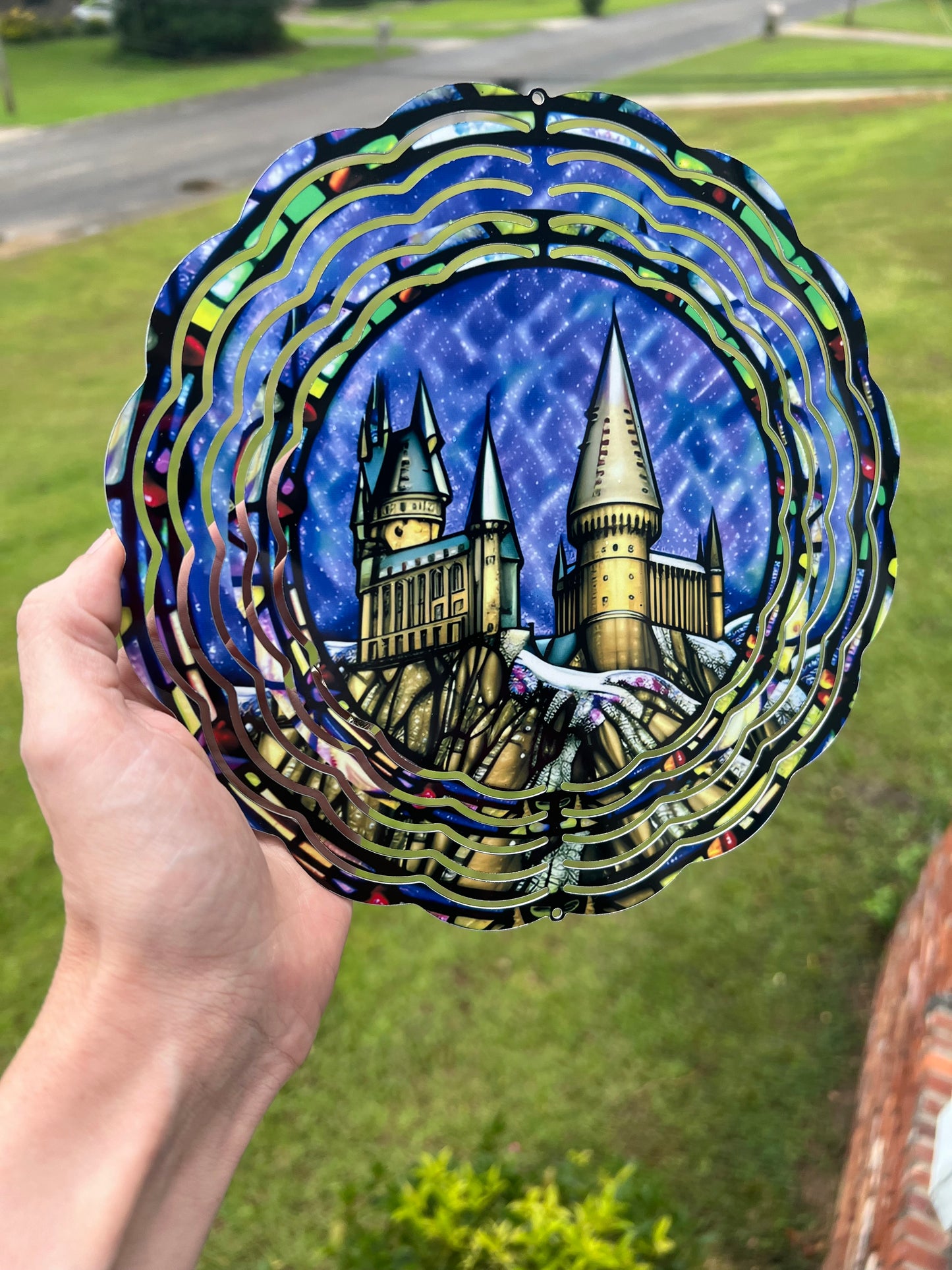 Hogwarts 8 inch wind spinner