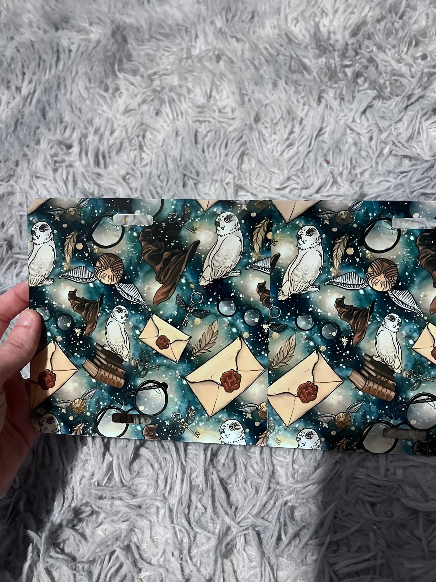 Harry Potter Magical 12x6 Decorative License Plate featuring the fandom-inspired design