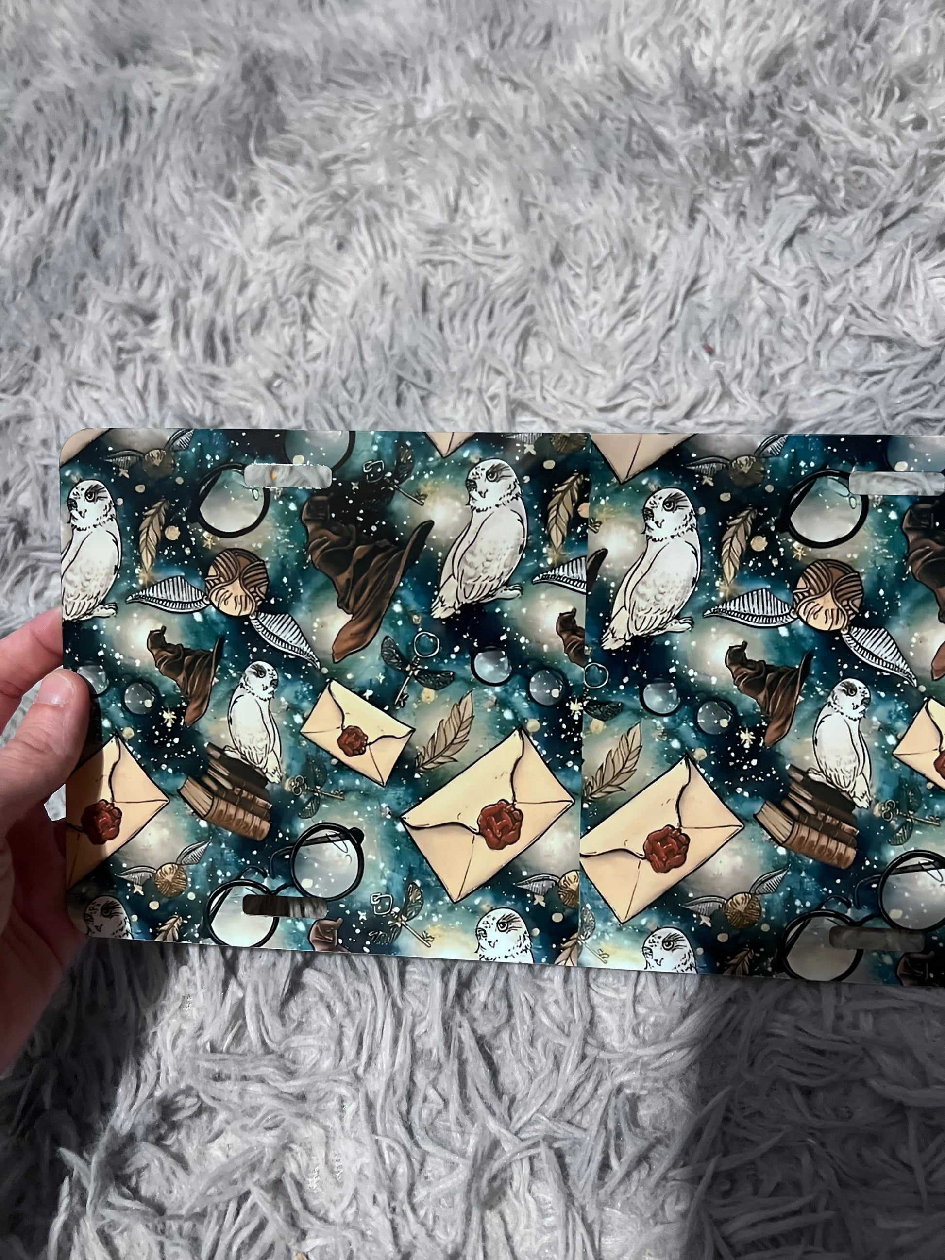 Harry Potter Magical 12x6 Decorative License Plate featuring the fandom-inspired design