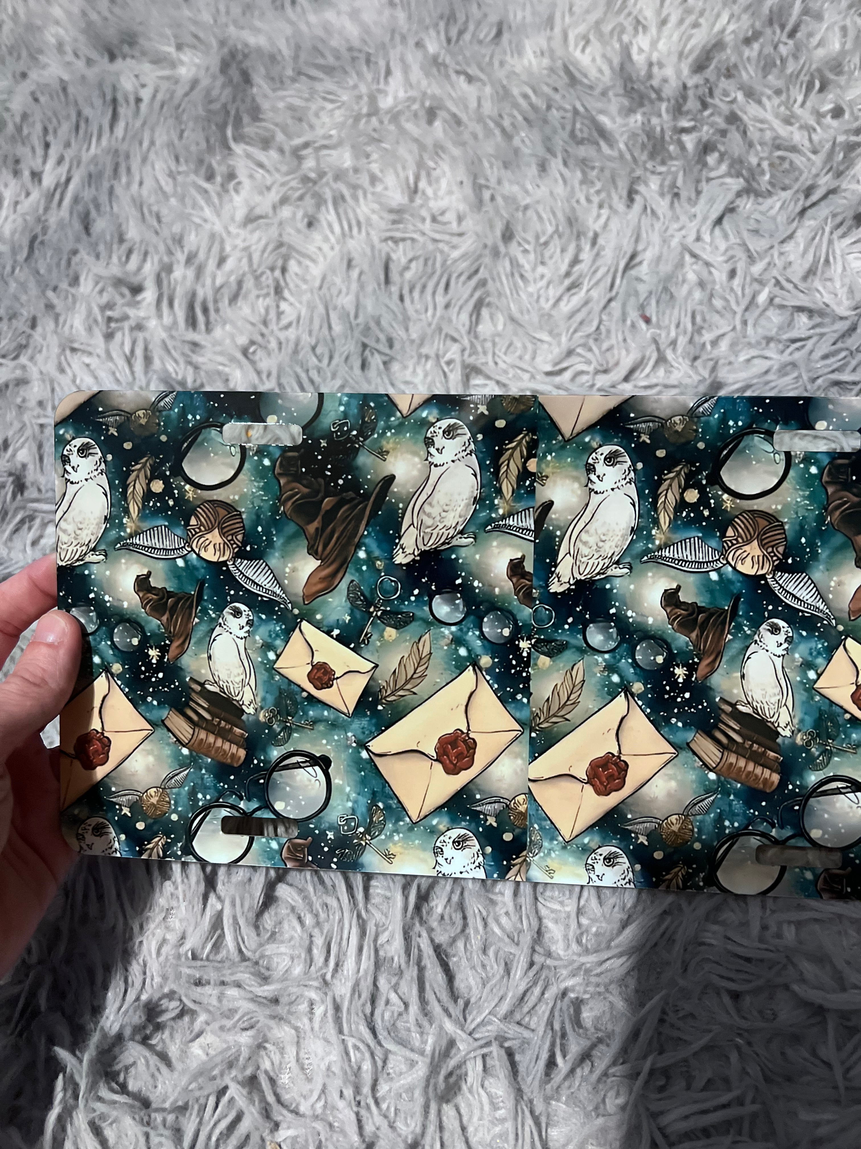 12x6 aluminum Harry Potter themed “Magical “ decorative license plate