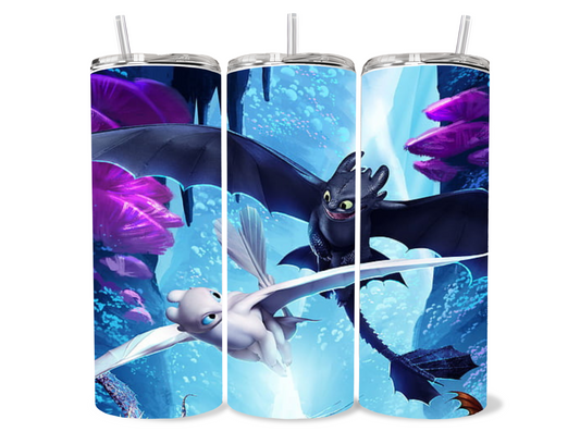 Night Fury / Light Fury tumbler