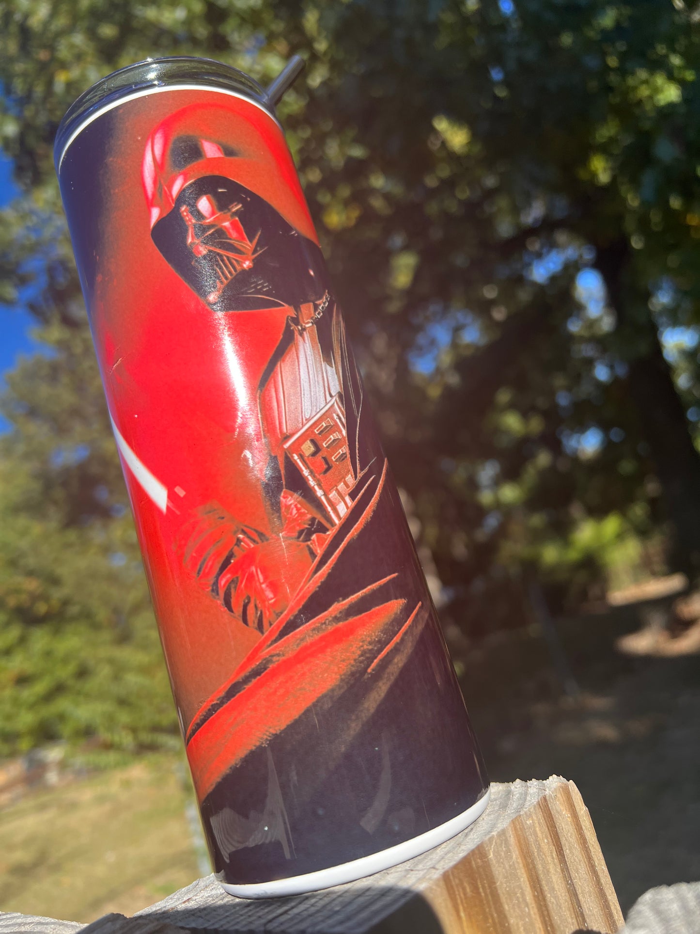 Light vs Dark Galaxy Tumbler 20oz 🖤 Star Wars Inspired Cup | Sith vs Jedi Aesthetic Fan Drinkware featuring the design artwork