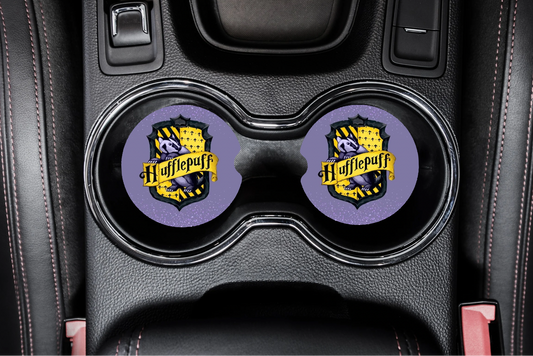 Hufflepuff car coaster