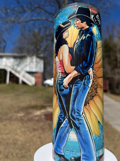 20oz Urban Cowboy Tumbler featuring urban cowboy western inspired artwork