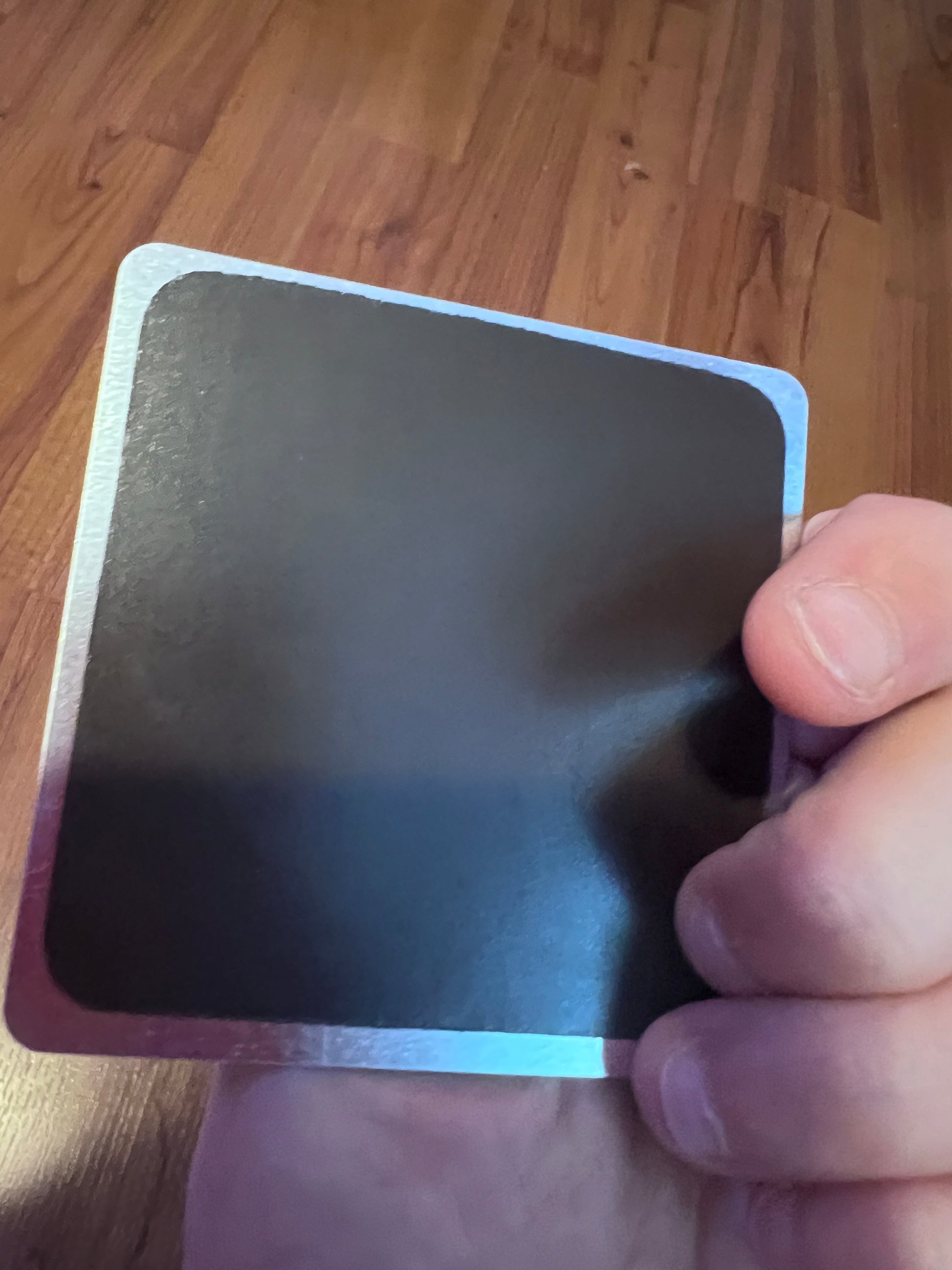 Sleep Token Vessel inspired glossy square magnet with red performance artwork