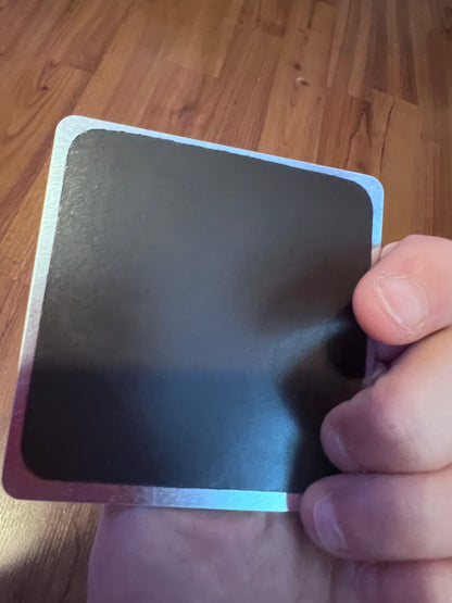 Sleep Token Vessel inspired glossy square magnet with red performance artwork