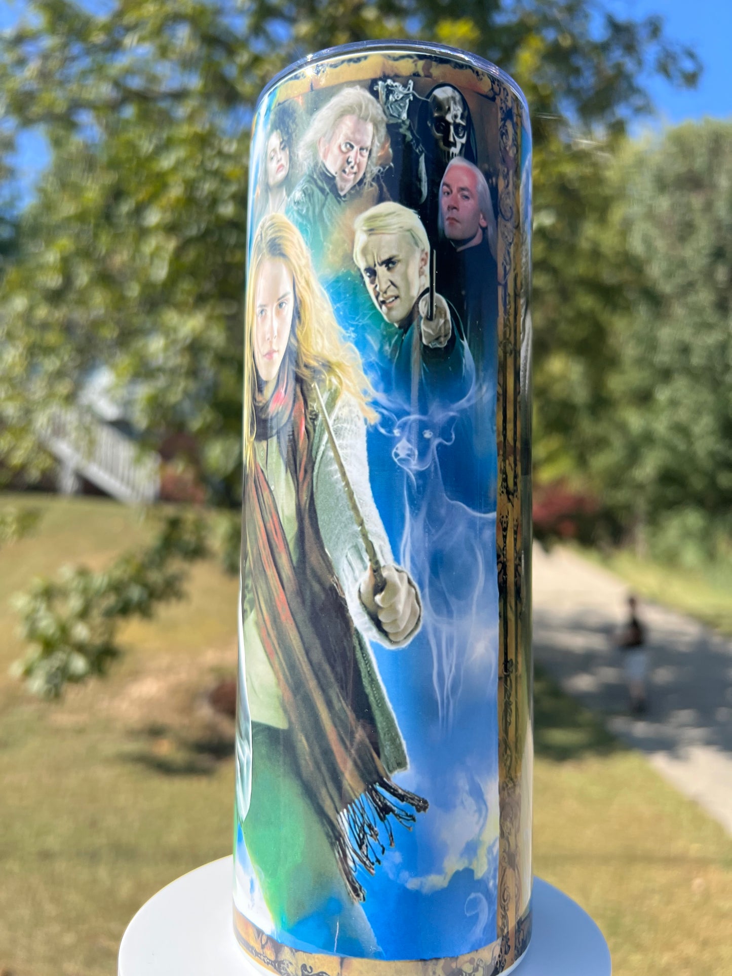 20oz Collage character tumbler