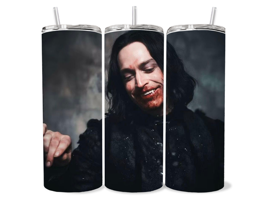 20oz Dracula Themed Tumbler featuring fandom-inspired artwork