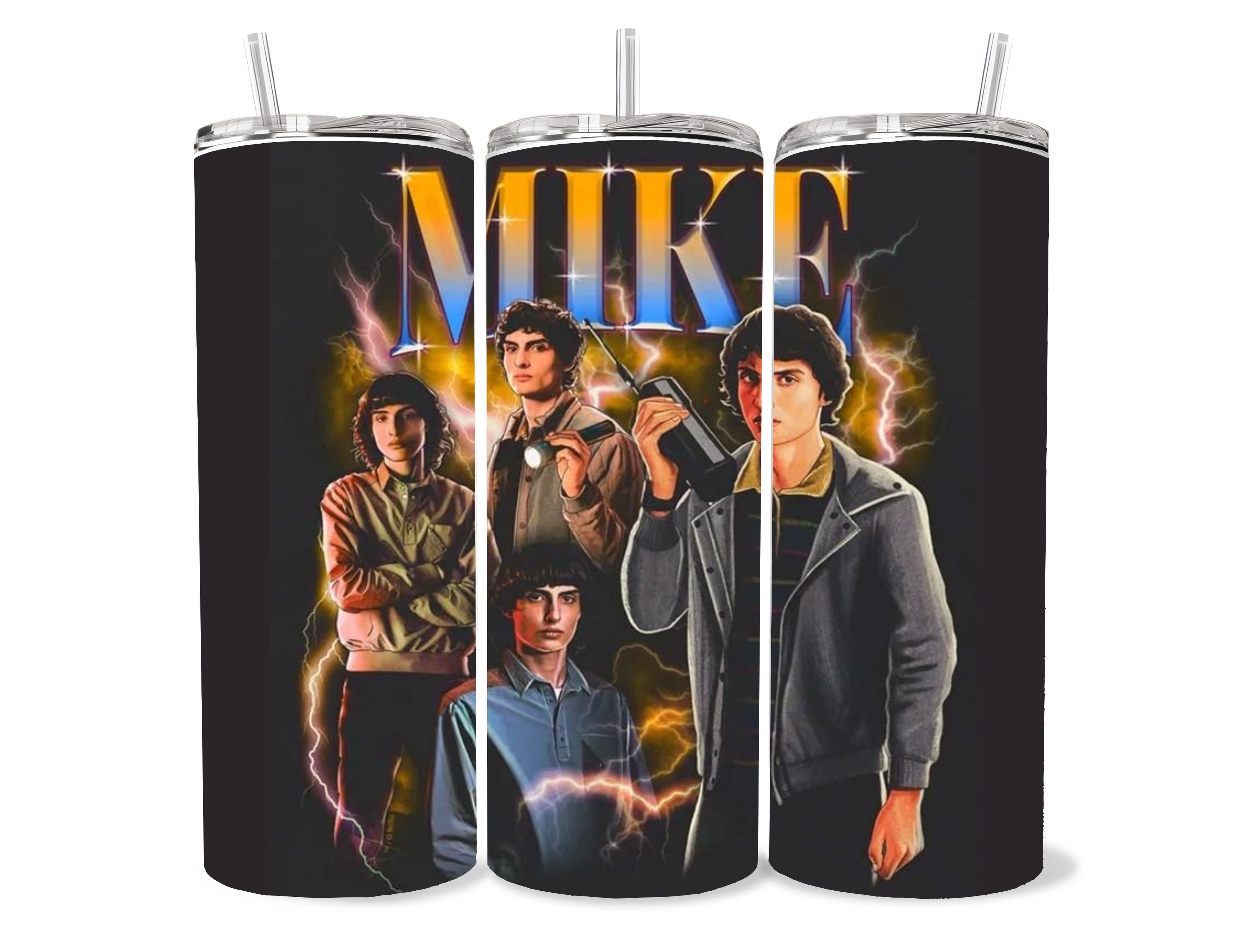 20oz Stranger things “character ” themed tumbler cup