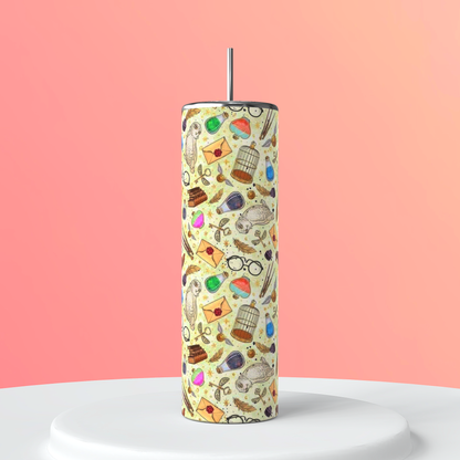 20oz Harry Potter Collage Tumbler | Hogwarts featuring harry potter hogwarts inspired artwork