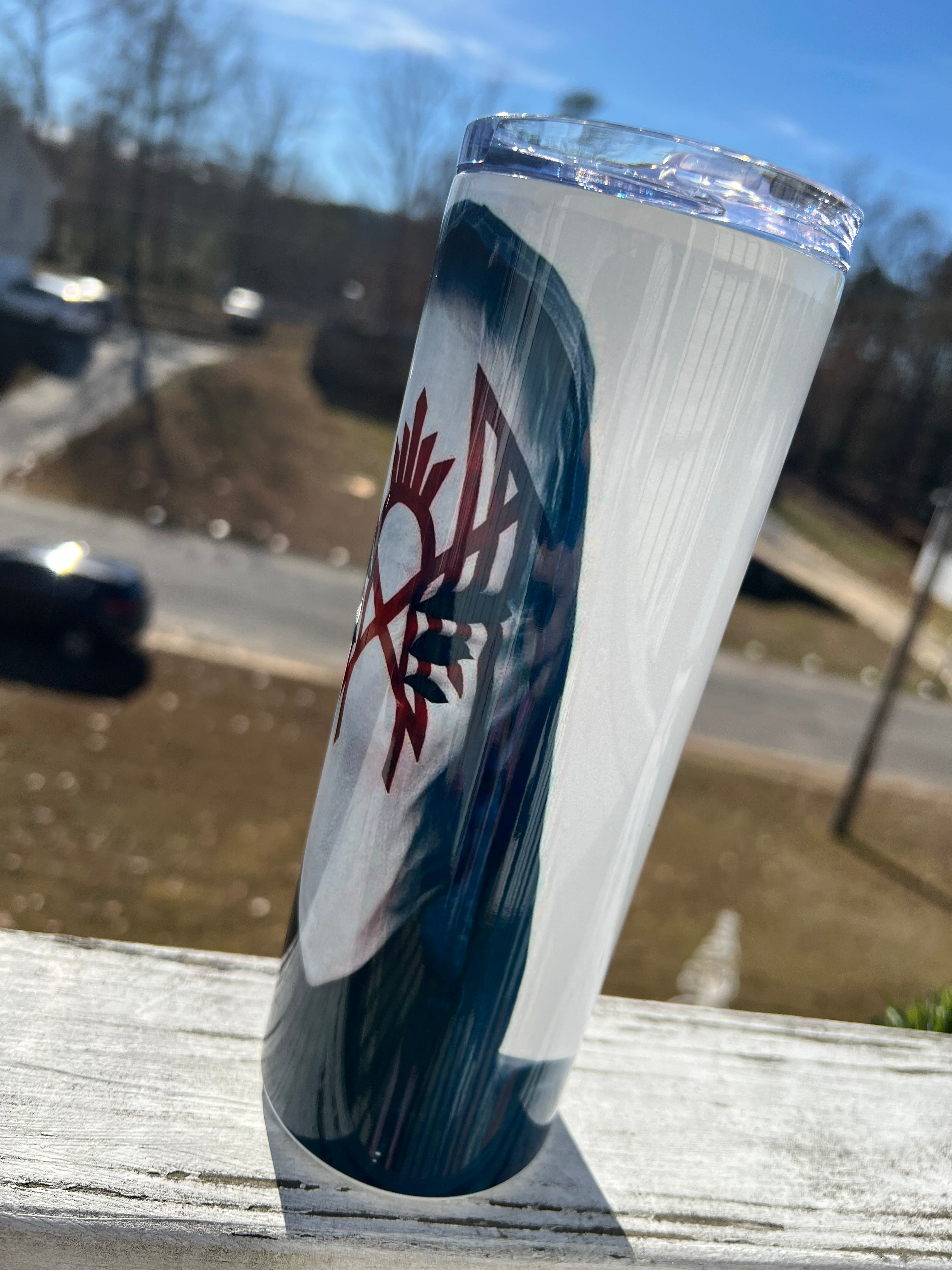 Sleep Token Inspired Masked Tumbler – 20oz Insulated Stainless Steel