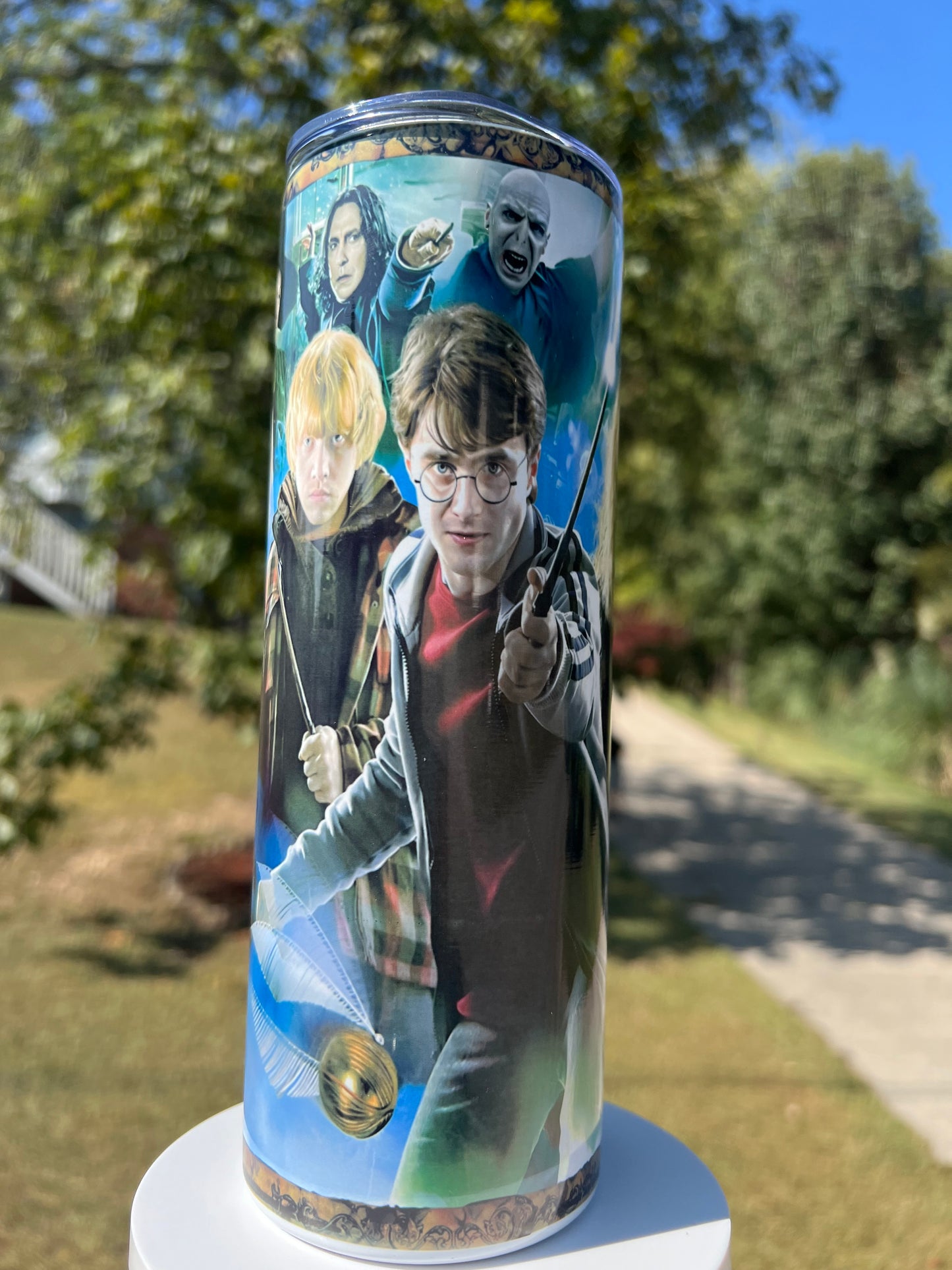 20oz Collage character tumbler