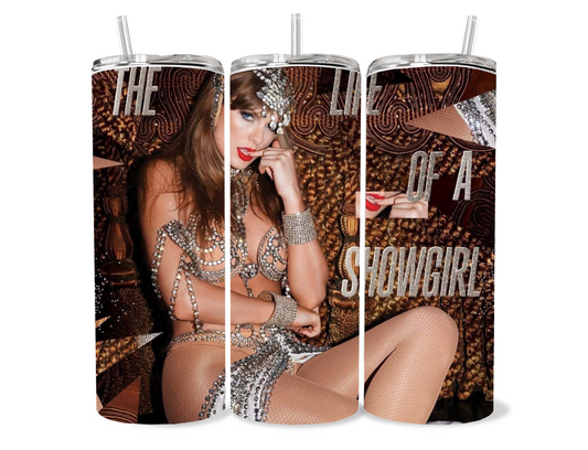 Showgirl Era- Taylor swift tumbler cup