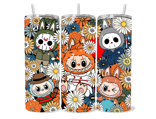 Halloween Horror Labubu Tumbler