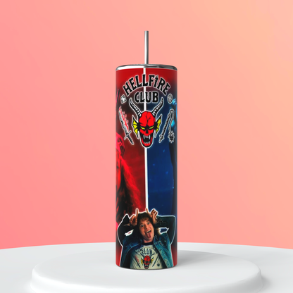 20oz Eddie Munson Tumbler | Stranger Things featuring eddie munson stranger things inspired artwork