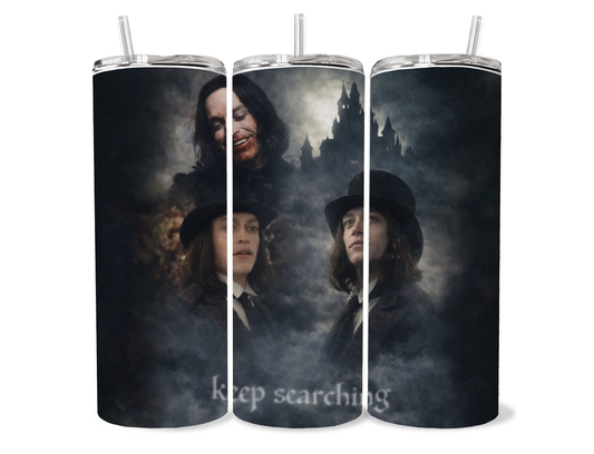 20oz Dracula: A Love Tale Gothic Tumbler featuring fandom-inspired artwork