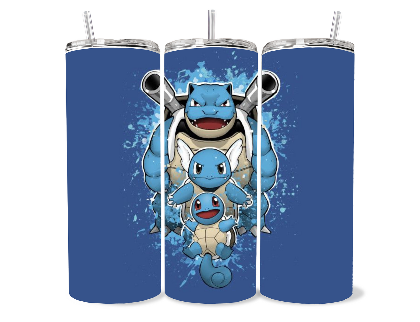 20 ounce Squirtle - evolution themed tumbler