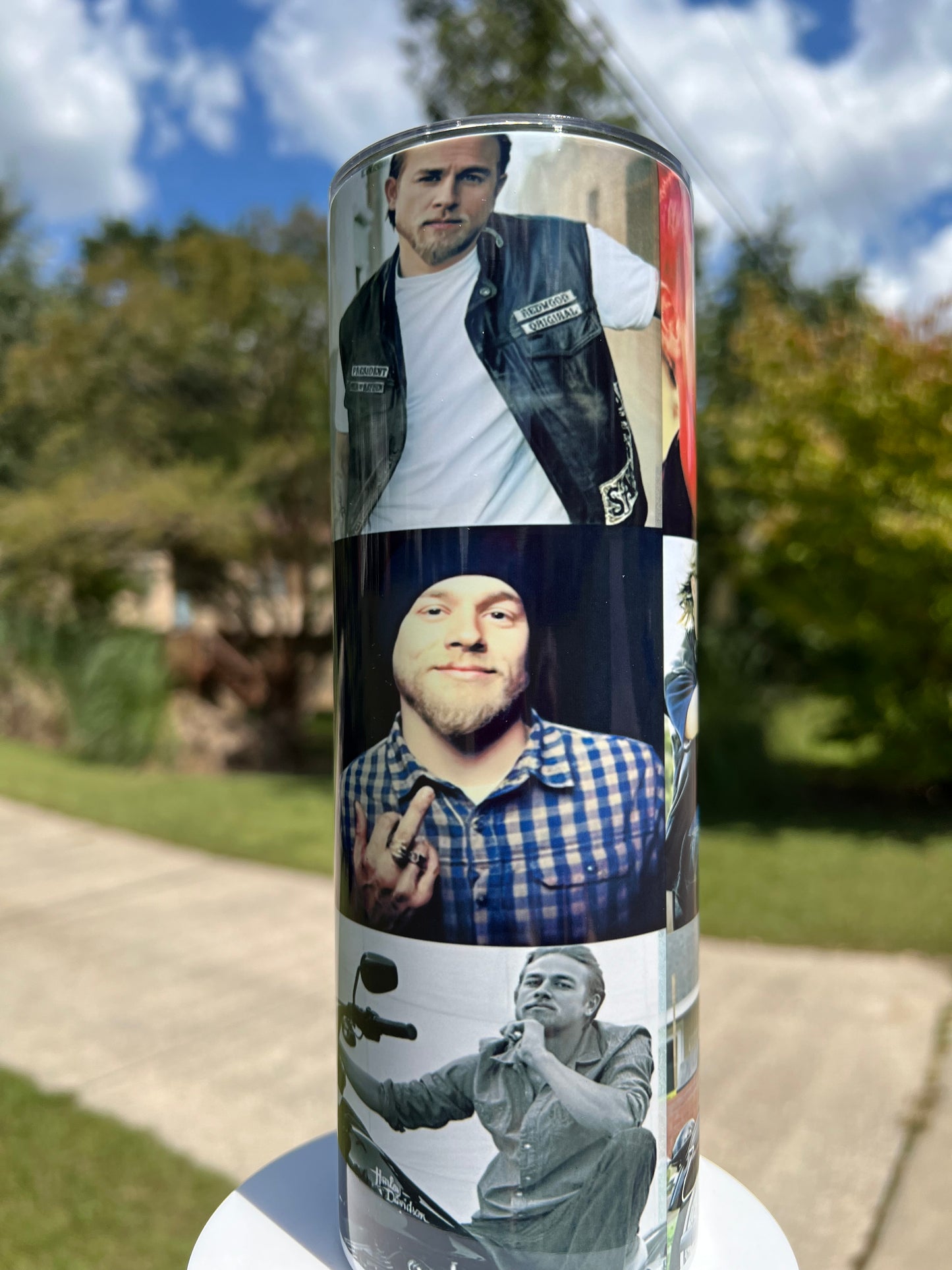 20oz - Jax Teller - Charlie hunnam stainless steel tumbler cup