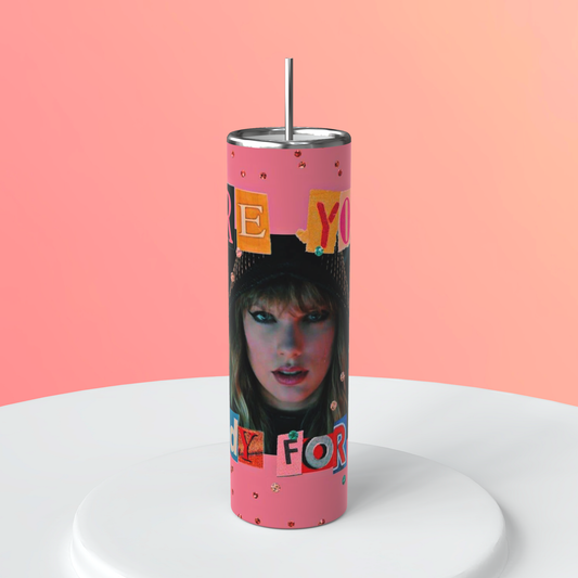20oz Taylor Swift Tumbler | Are You Ready For It featuring taylor swift swiftie inspired artwork