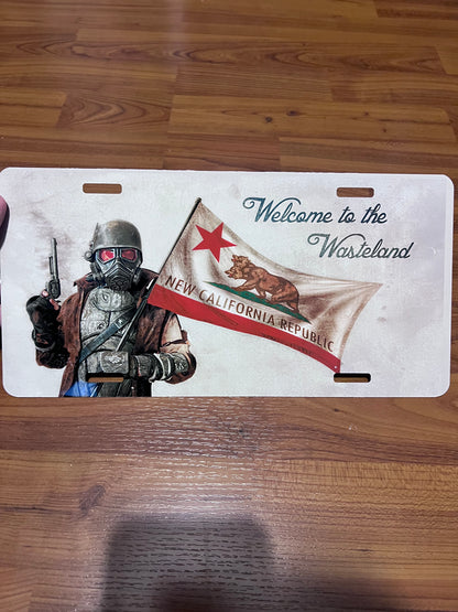 Fallout NCR License Plate Frame | Welcome to the Wasteland