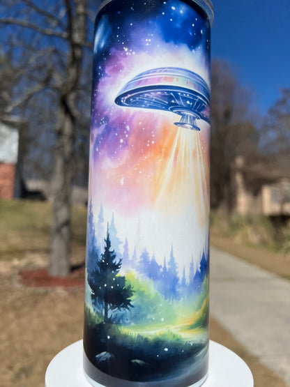 20oz UFO Tumbler | Alien Aesthetic featuring ufo alien mystery inspired artwork