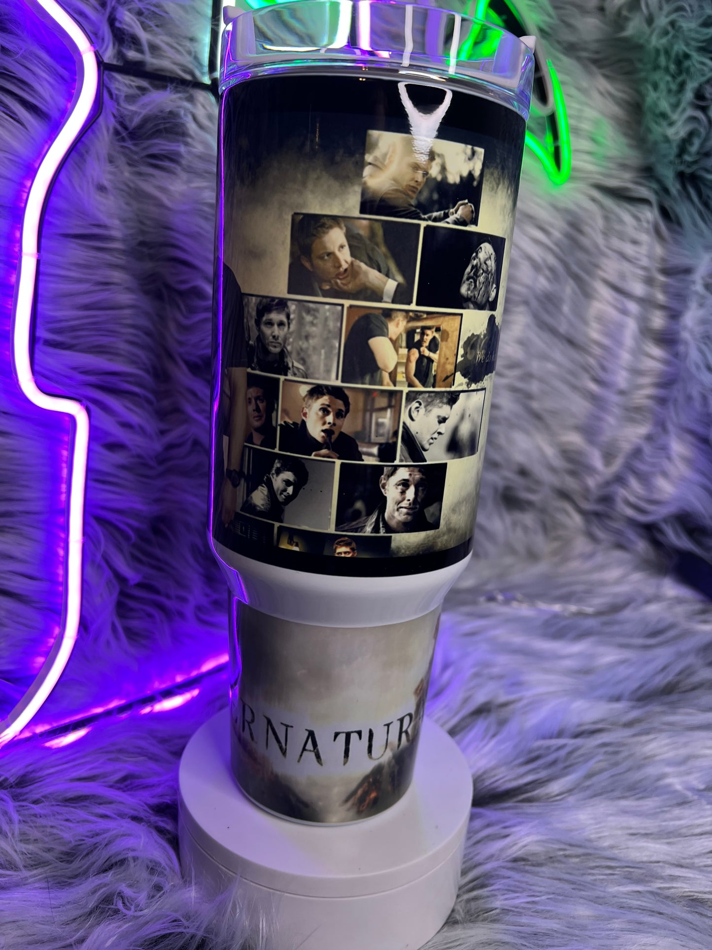 40oz Dean Winchester Supernatural tumbler cup