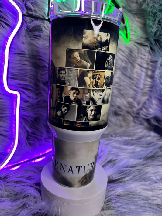 40oz Dean Winchester Supernatural tumbler cup