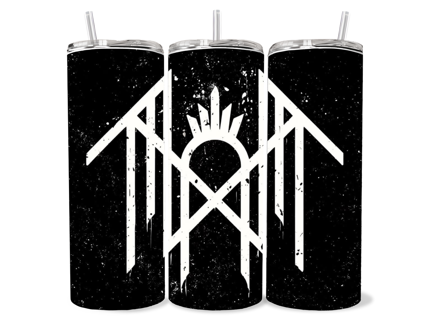 20oz Sleep Token Classic Symbol Tumbler featuring fandom-inspired artwork