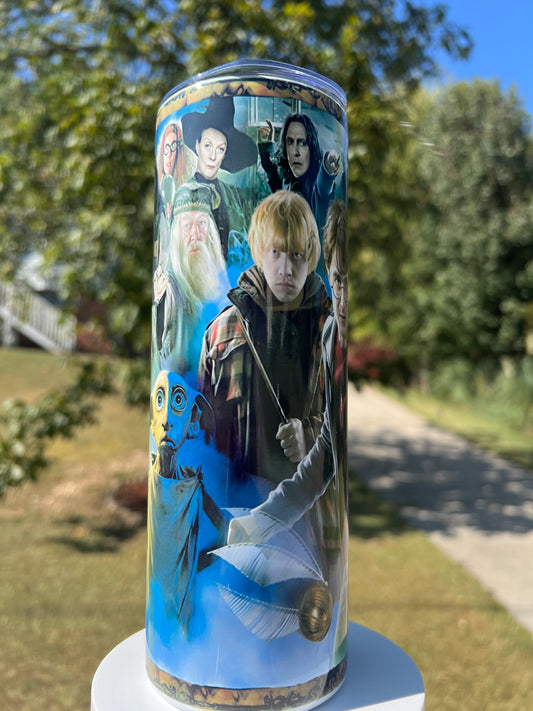 20oz Collage character tumbler