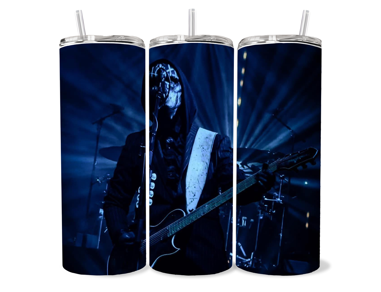 Sleep Token Inspired Blue Ritual Concert 20oz Skinny Tumbler featuring the design artwork