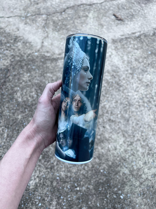 Dracula A Love Tale 20oz Gothic Tumbler featuring fandom-inspired artwork