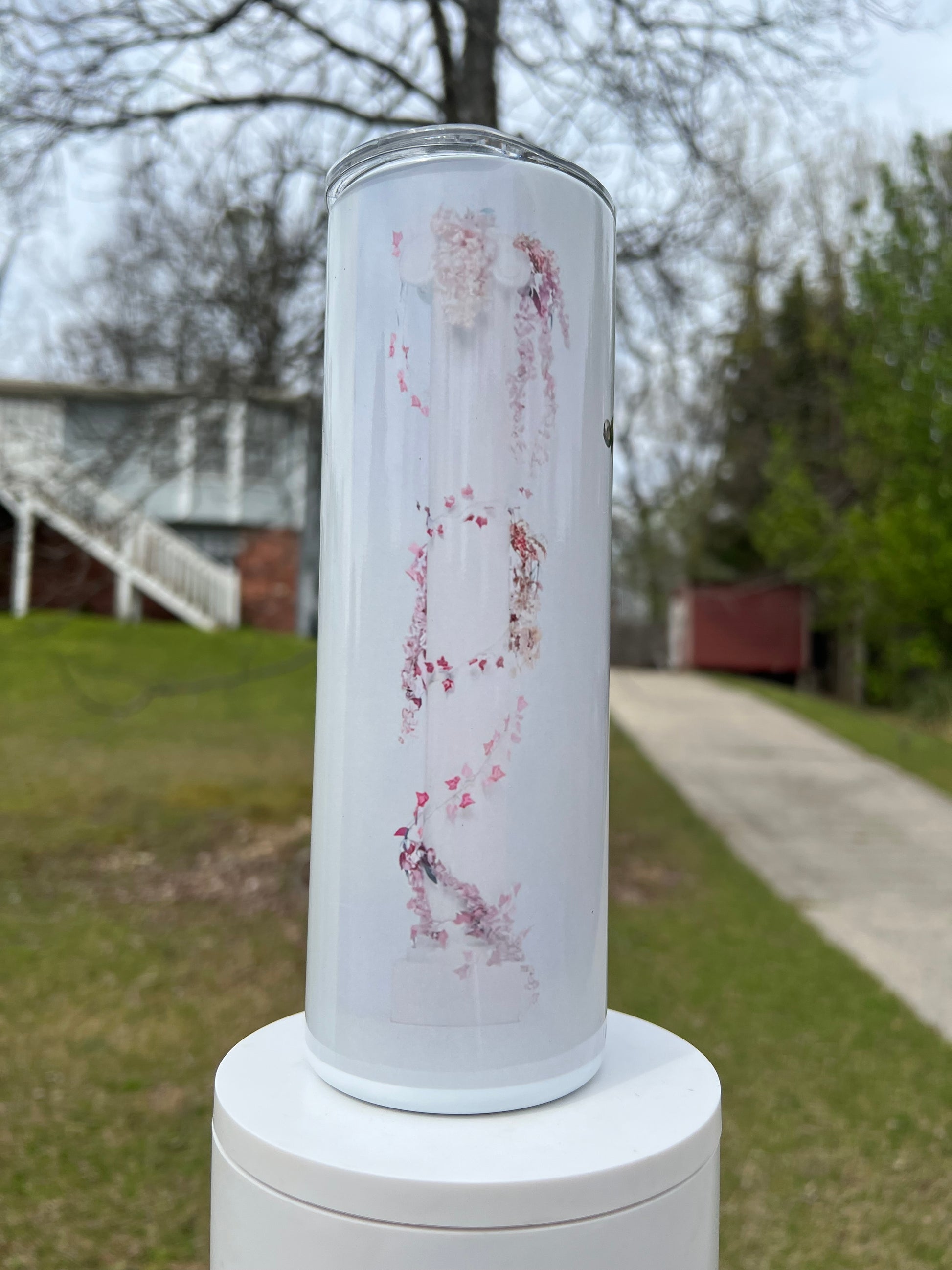 Vessel Sleep Token inspired skinny tumbler with dark gothic fantasy artwork