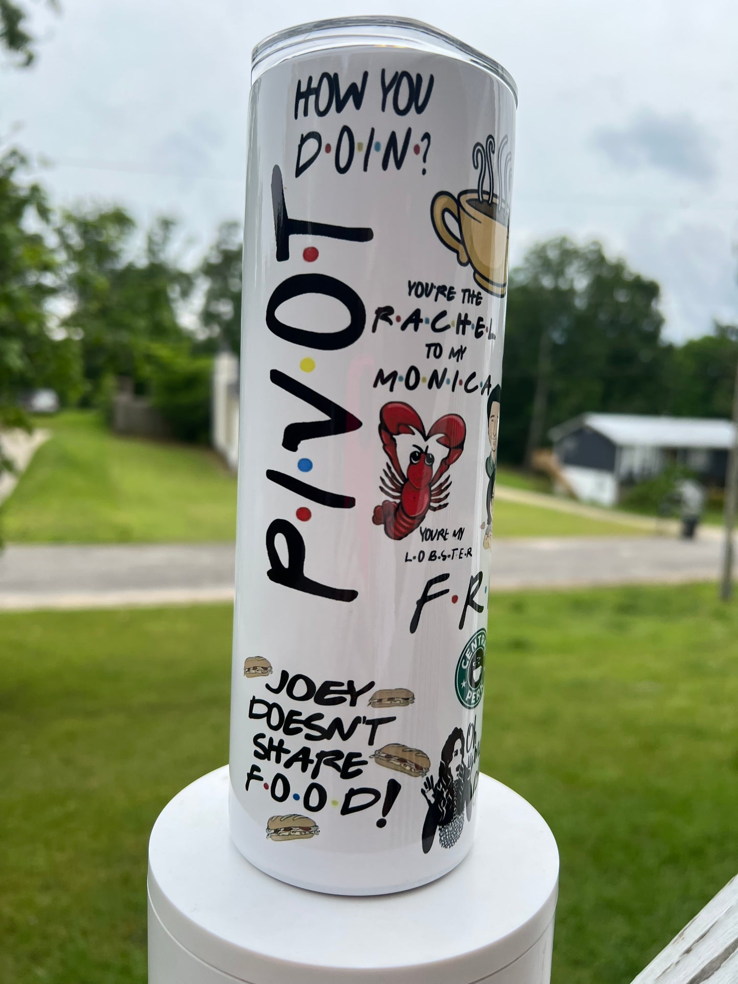 Friends themed tumbler