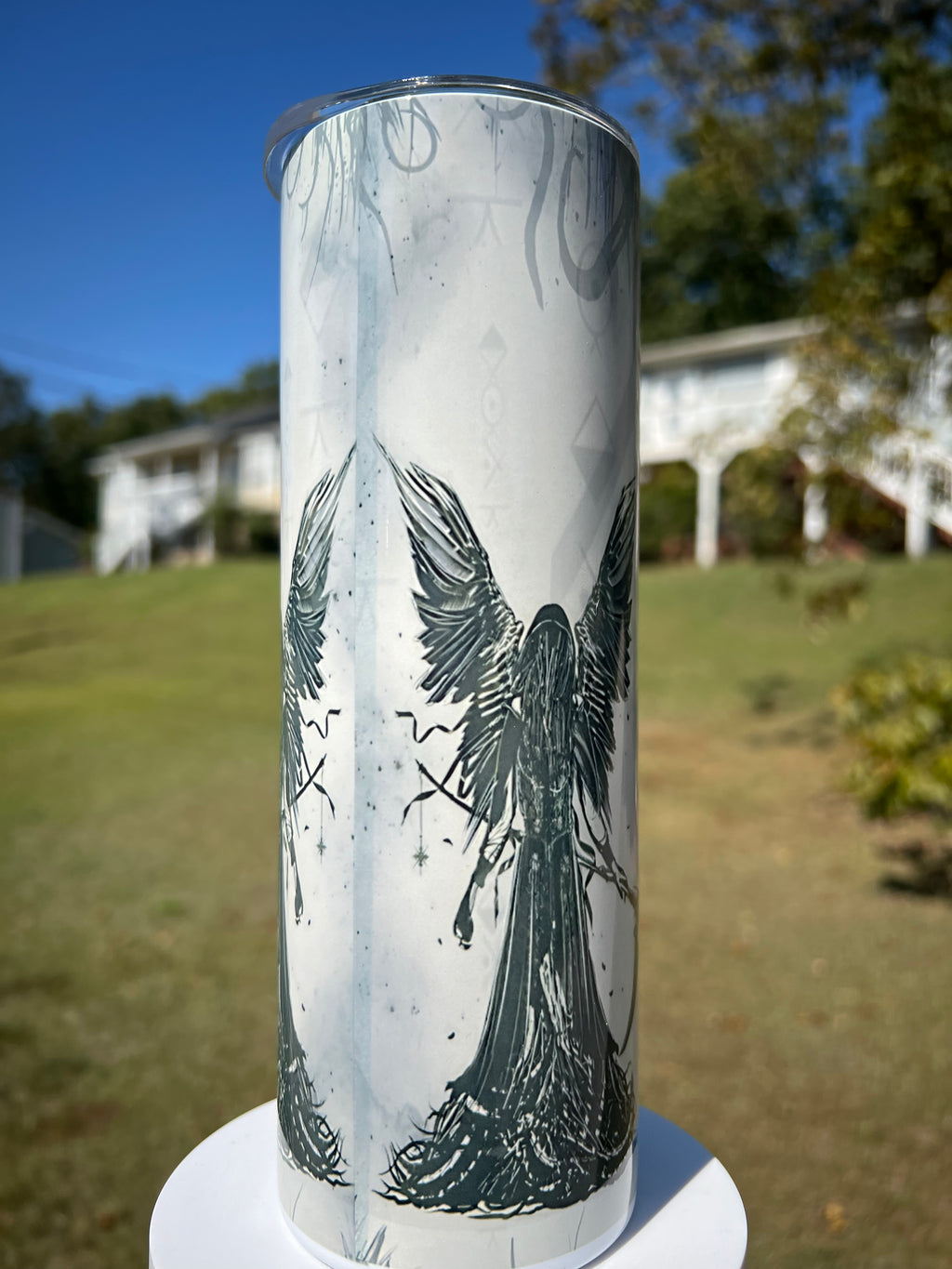 Sleep Tumbler “reaper themed tumbler “- 20oz tumbler