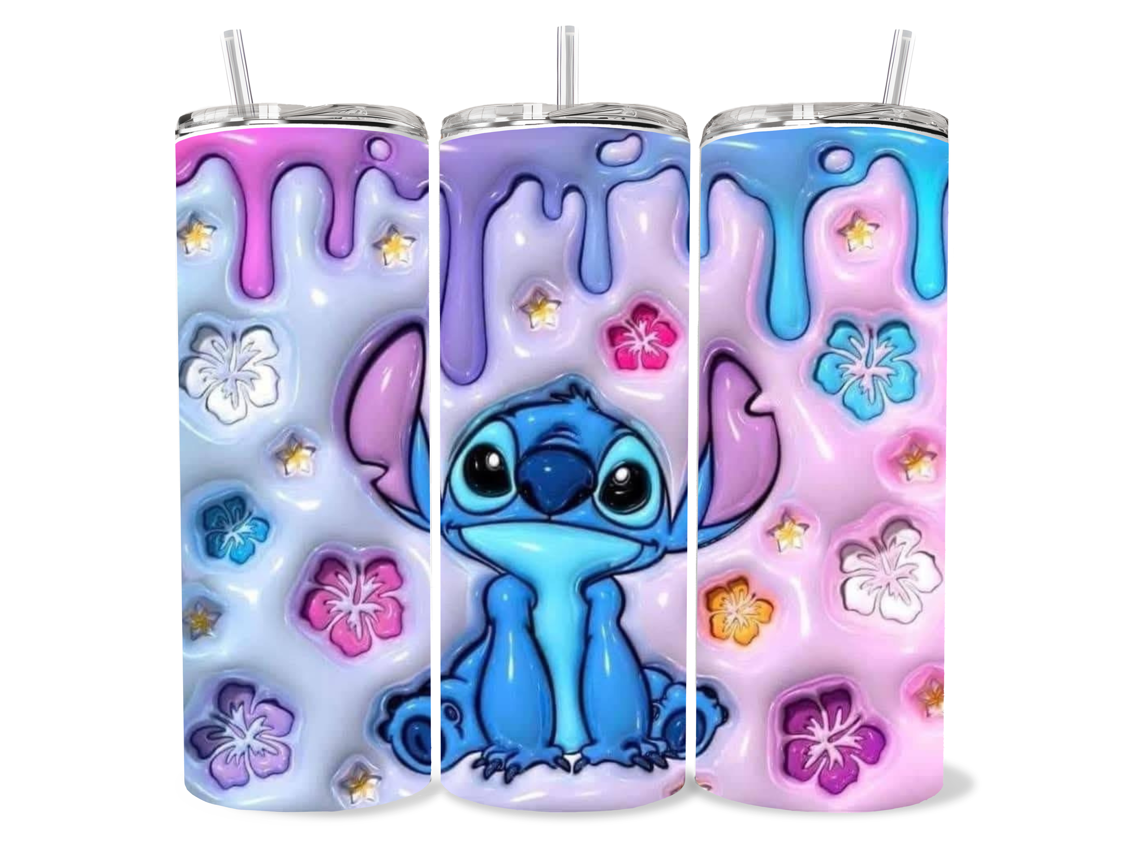 Puffy styled alien  tumbler