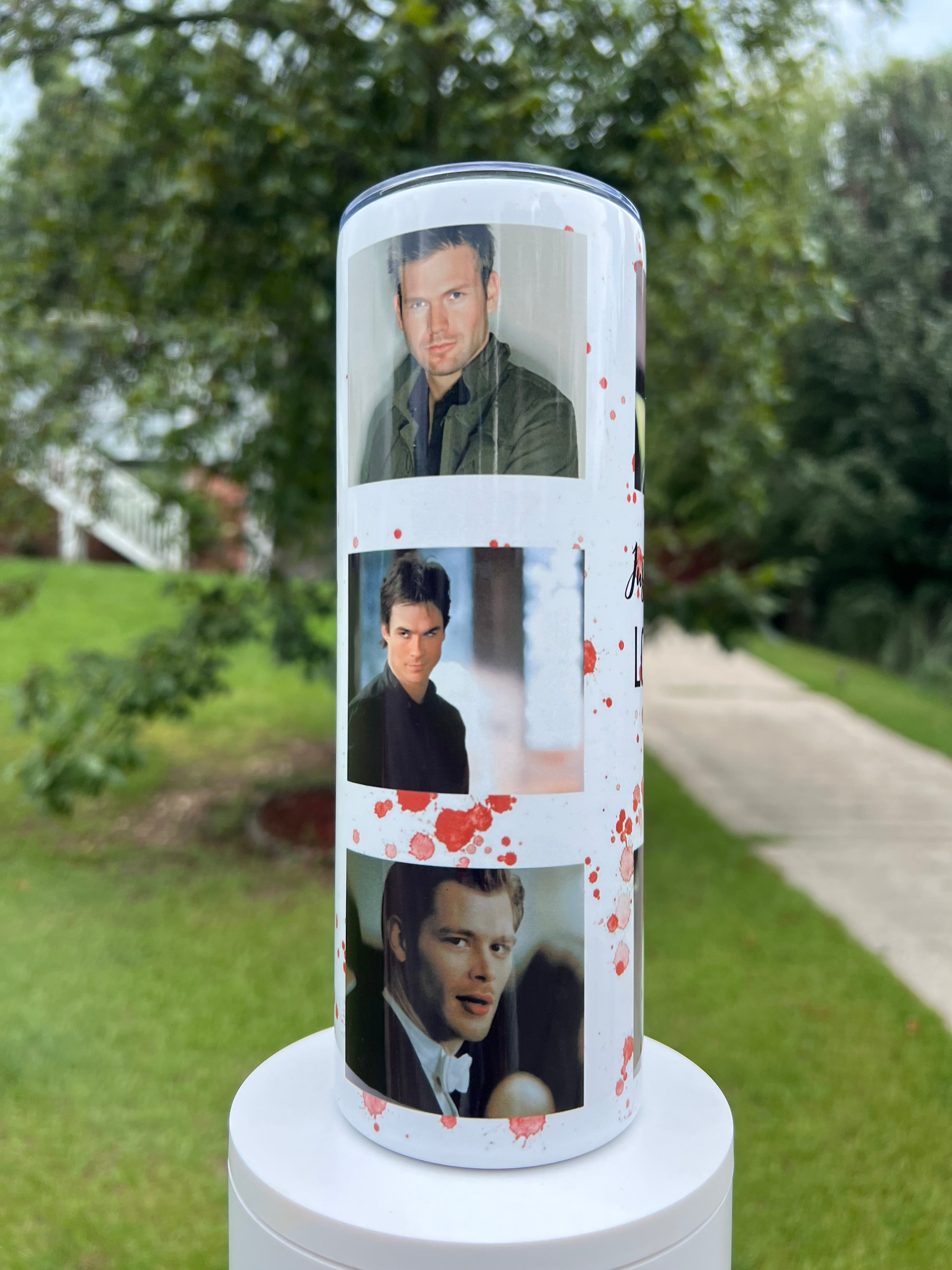 "Just A Girl Who Loves Bad Boys" TVD Universe 20oz Tumbler