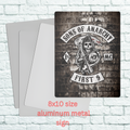 Sons of Anarchy 8x10 aluminum sign