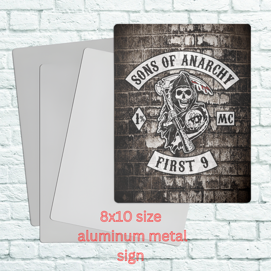 Sons of Anarchy 8x10 aluminum sign