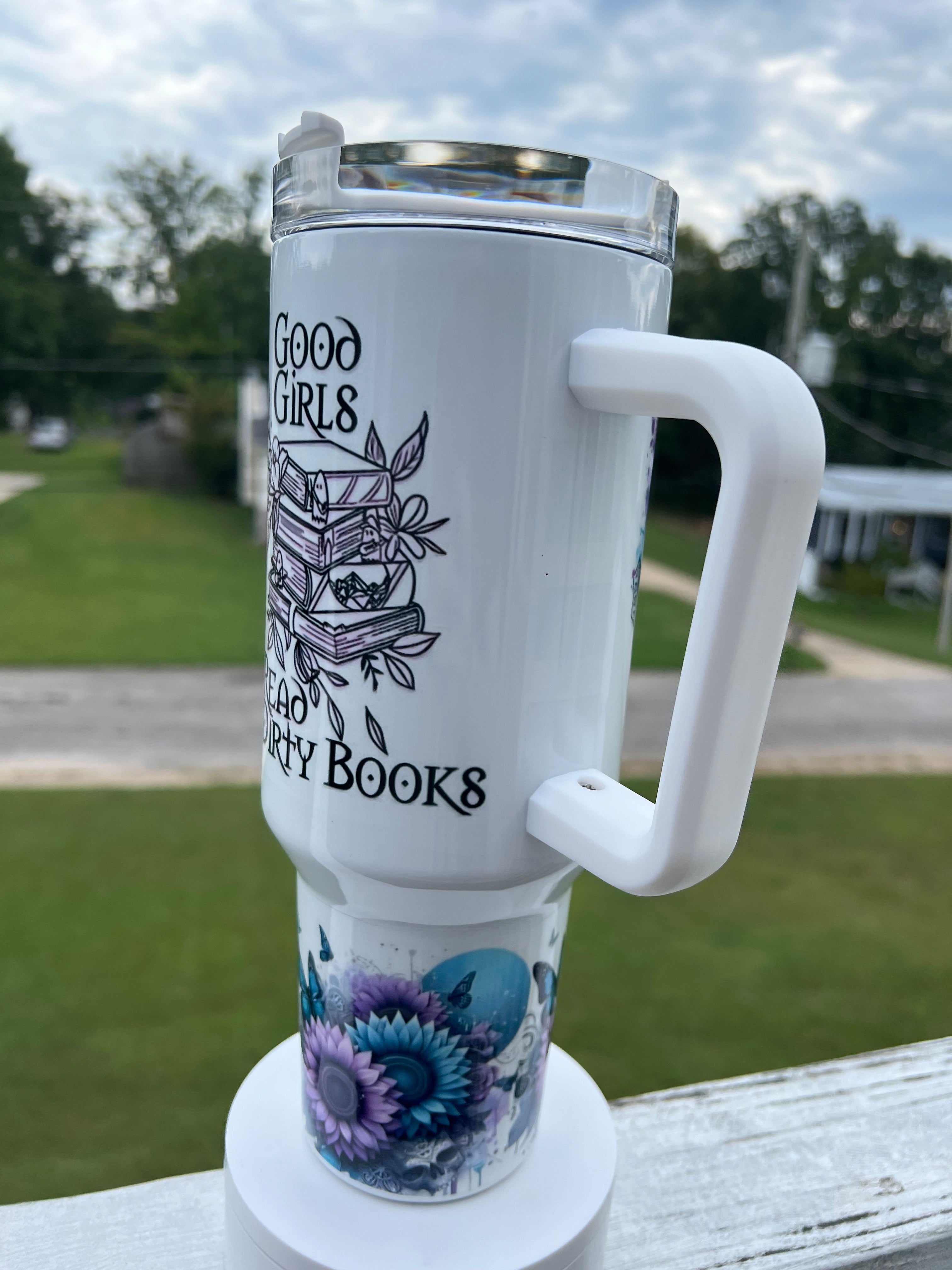 40oz Book Girl Tumbler